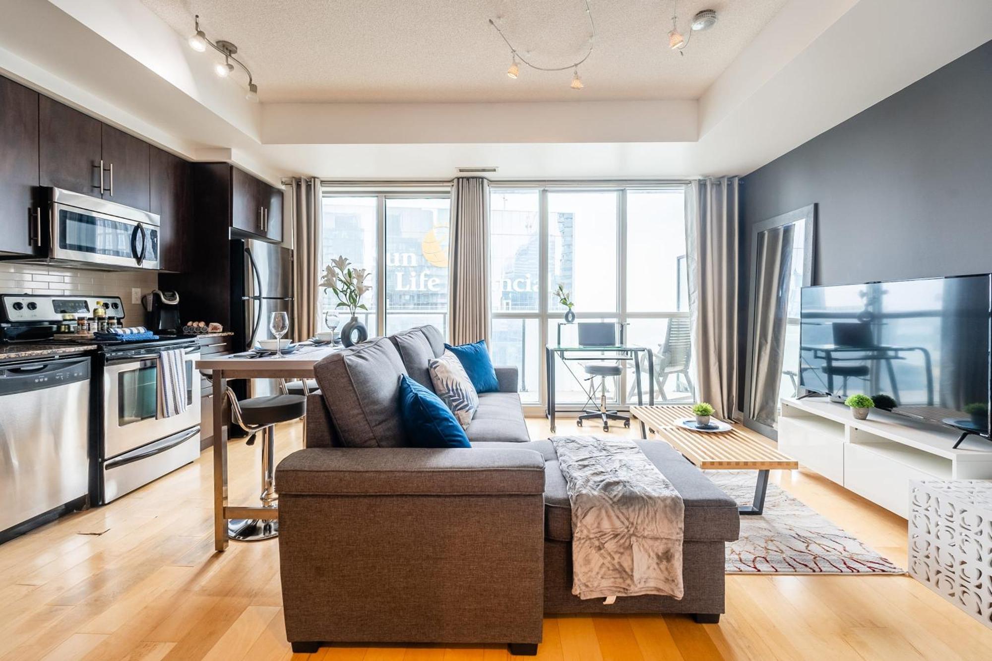 1Br Luxury Condo - Downtown Торонто Экстерьер фото